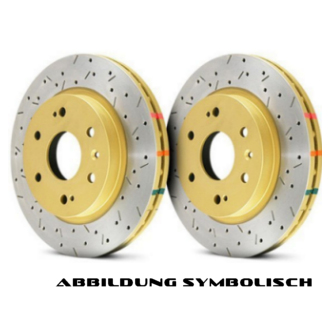 DBA X-Gold-Series Bremsscheiben / Vorderachse / 2 Stück für alle
