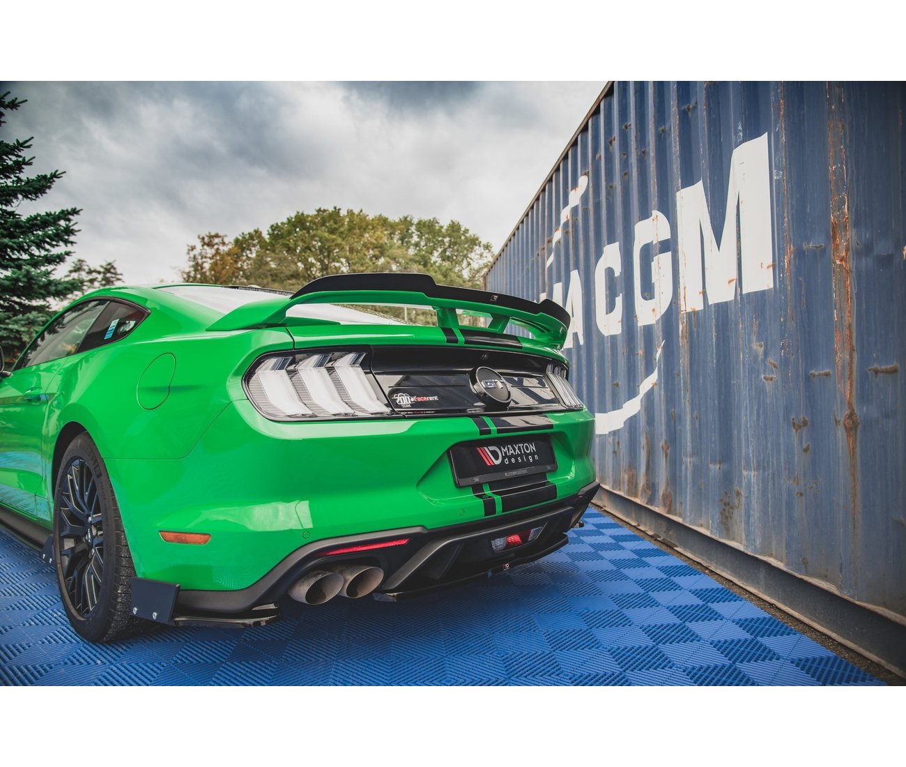 Racelook Abbes Design Heckflügel passend für Ford Mustang LAE